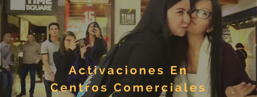 Ejemplos de Activaciones en centros comerciales