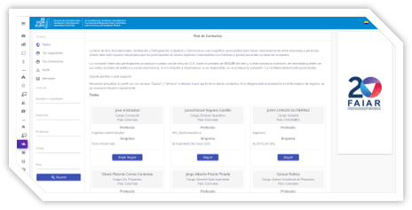 Software de ruedas de negocios para eventos presenciales