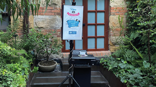 Fotocabina Lite versión compacta para eventos pequeños